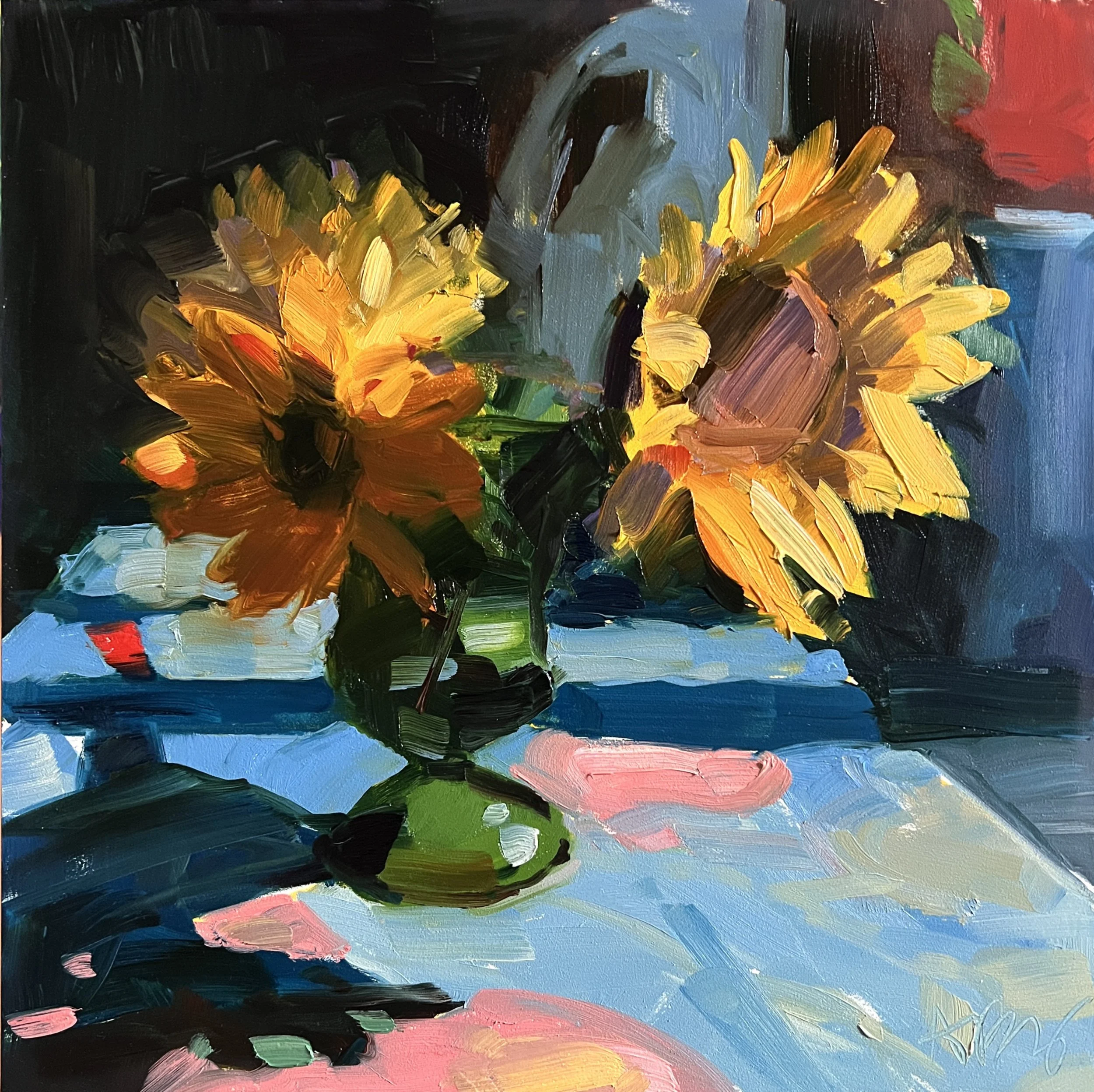 Sunflowers on the Window Ledge, 8